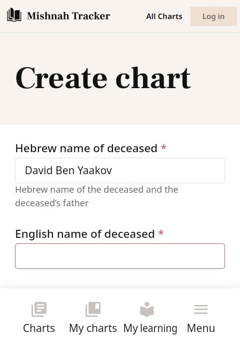 Mishnah Tracker App